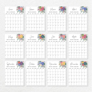 Calendario 2025 para imprimir