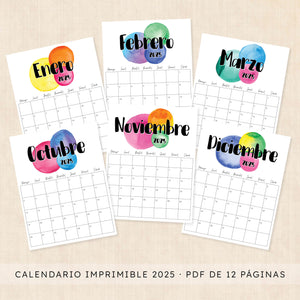 Calendario 2025
