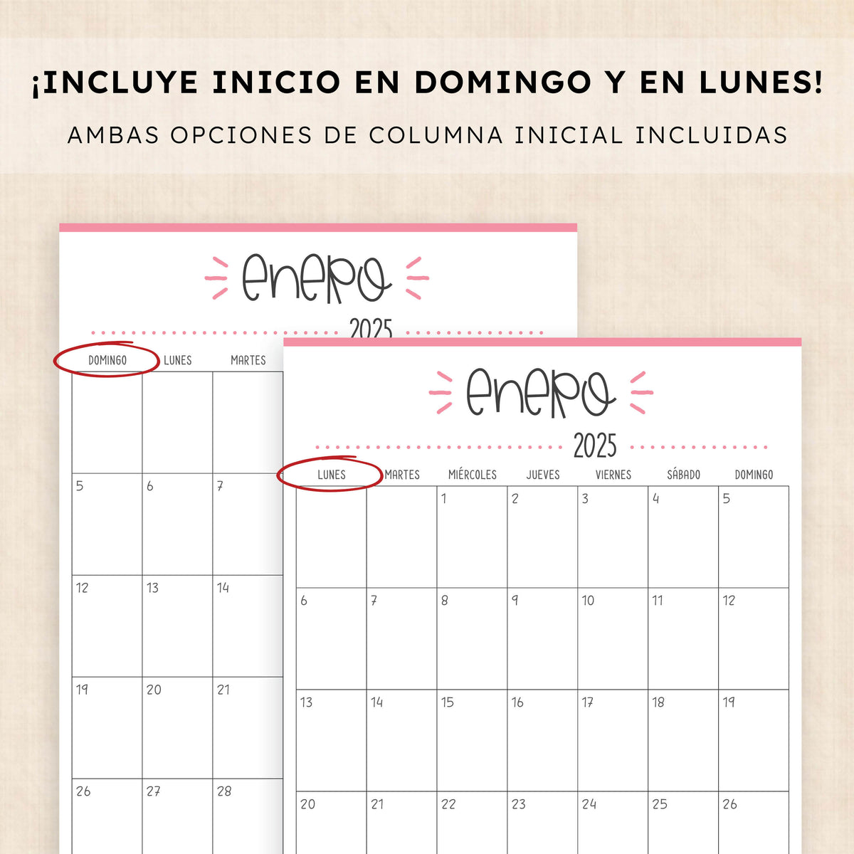Calendario 2025