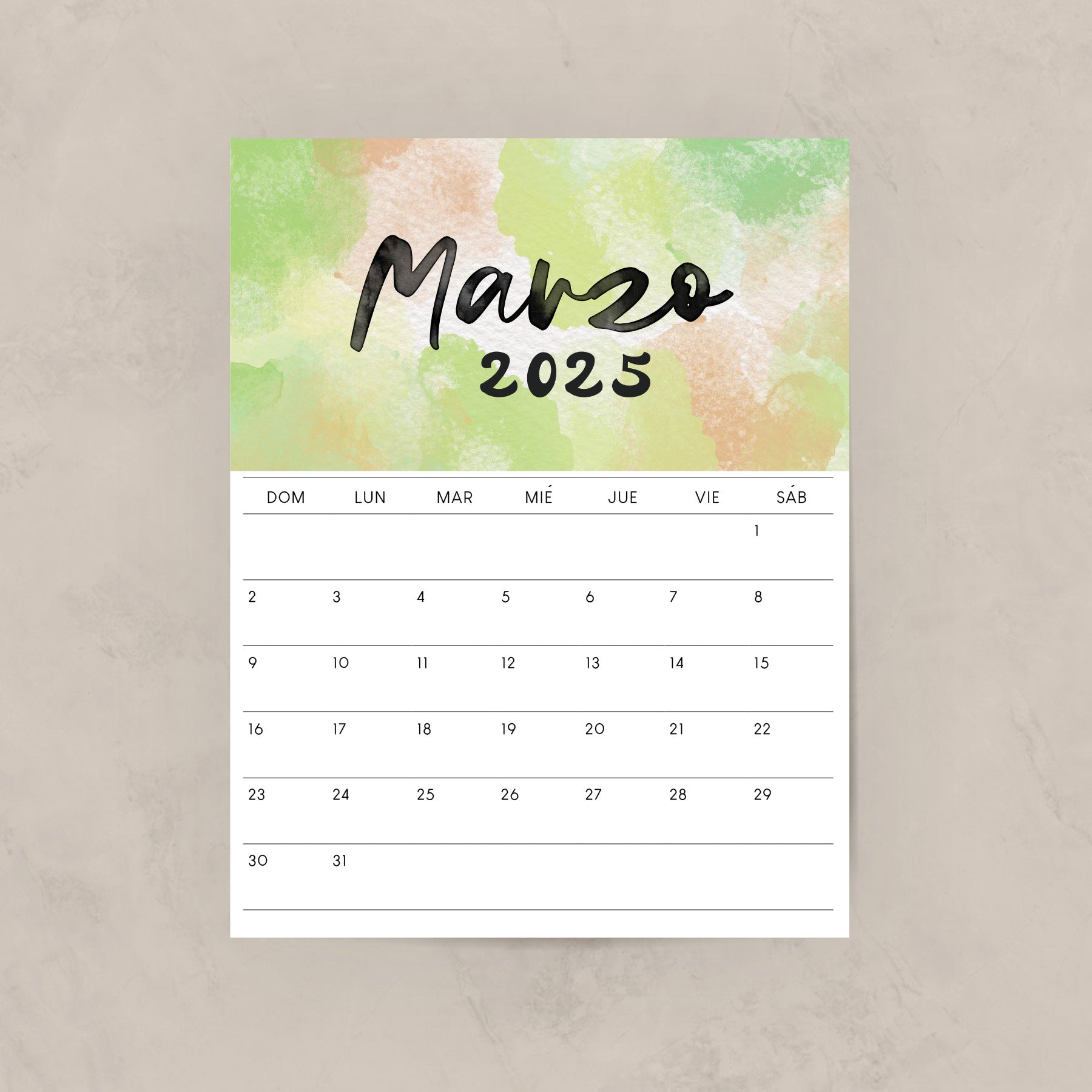 Calendario 2025