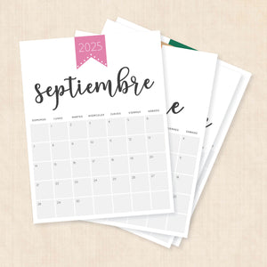 Calendario 2025 para imprimir