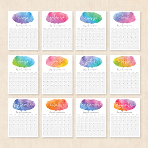 Calendario 2025 para imprimir