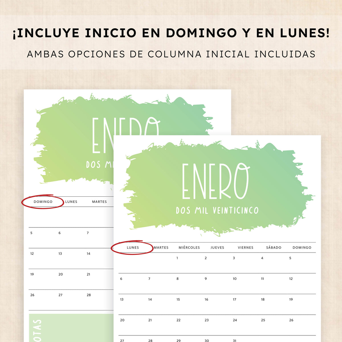 Calendario 2025