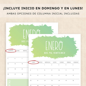 Calendario 2025