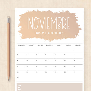Calendario 2025