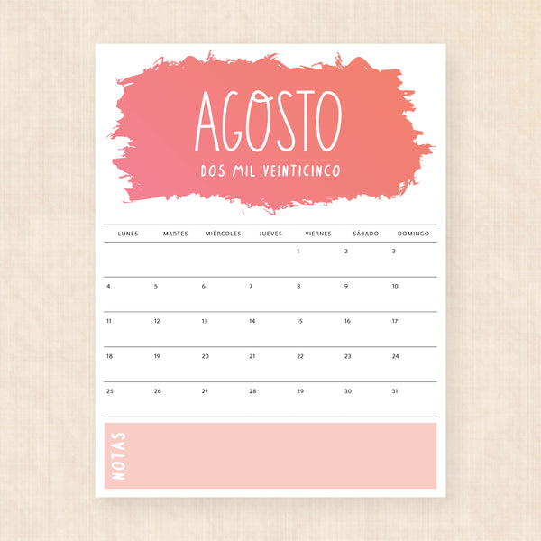 Calendario 2025