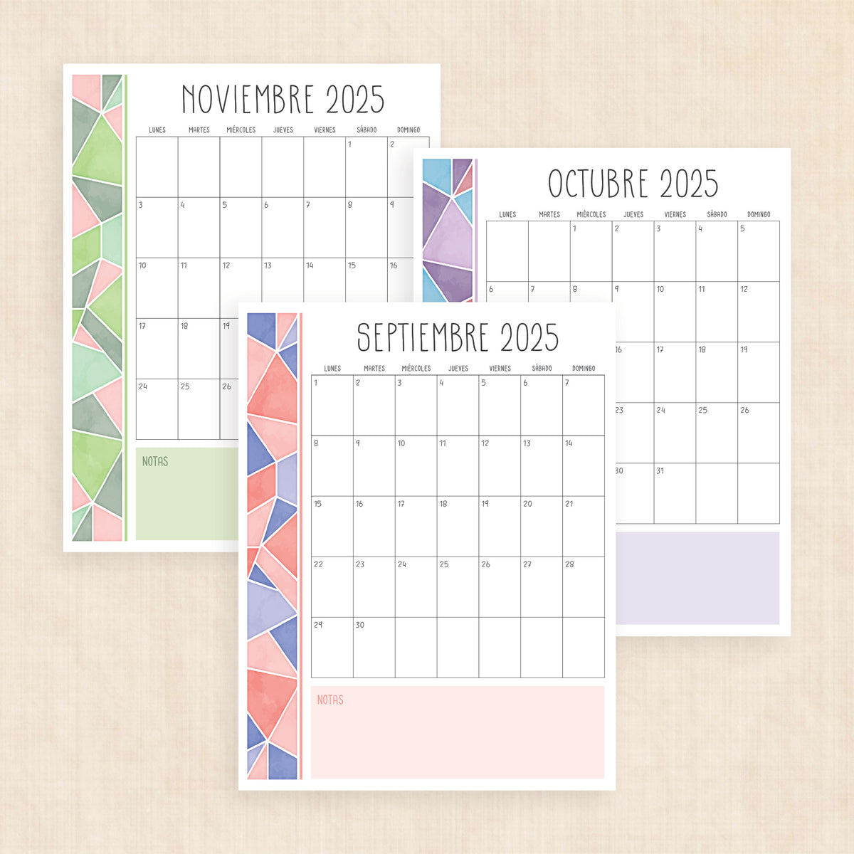 calendario 2025 para imprimir