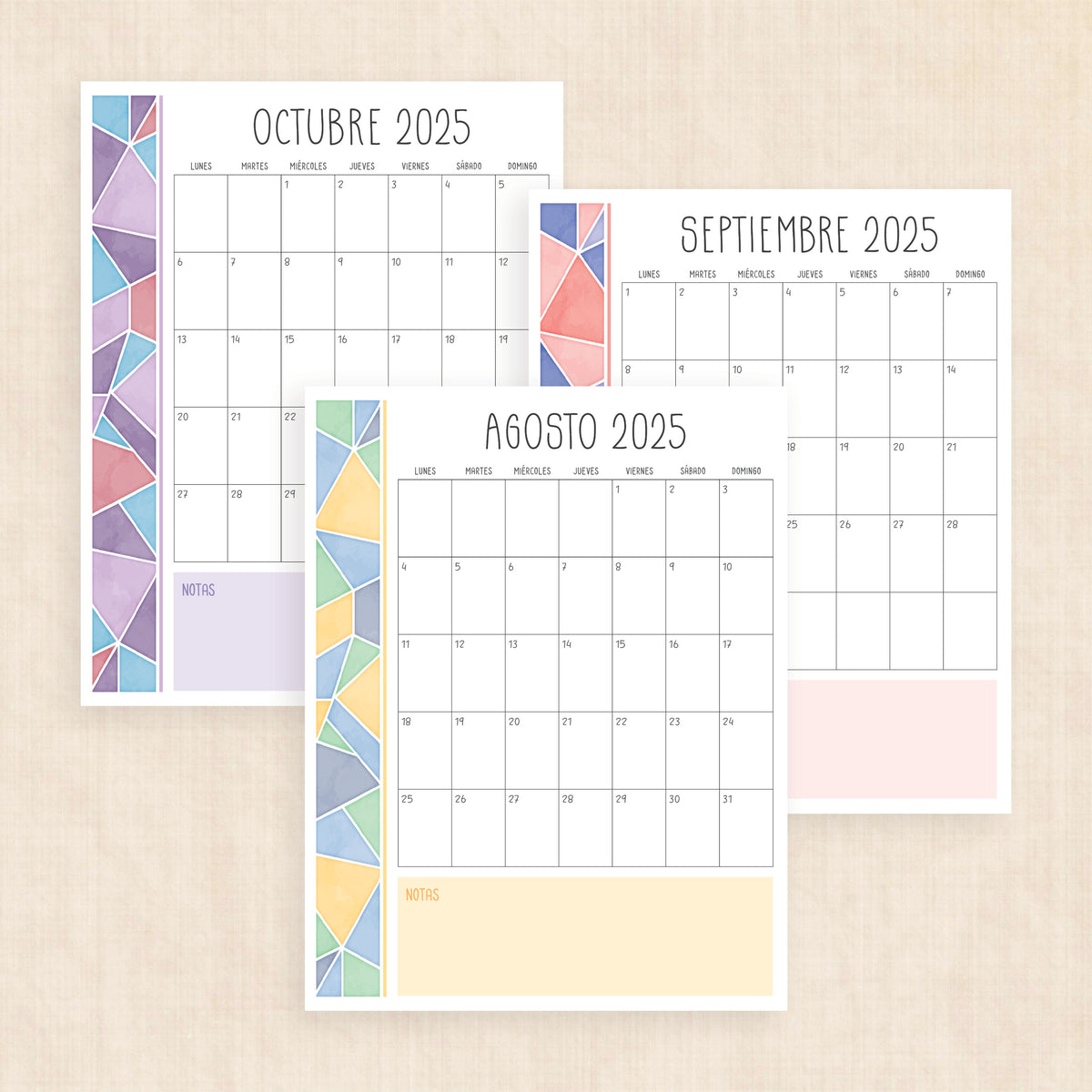 calendario 2025 para imprimir