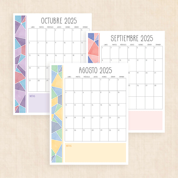 calendario 2025 para imprimir