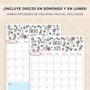 Calendario 2025