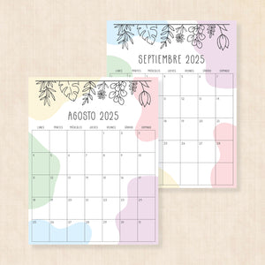 Calendario 2025 para imprimir