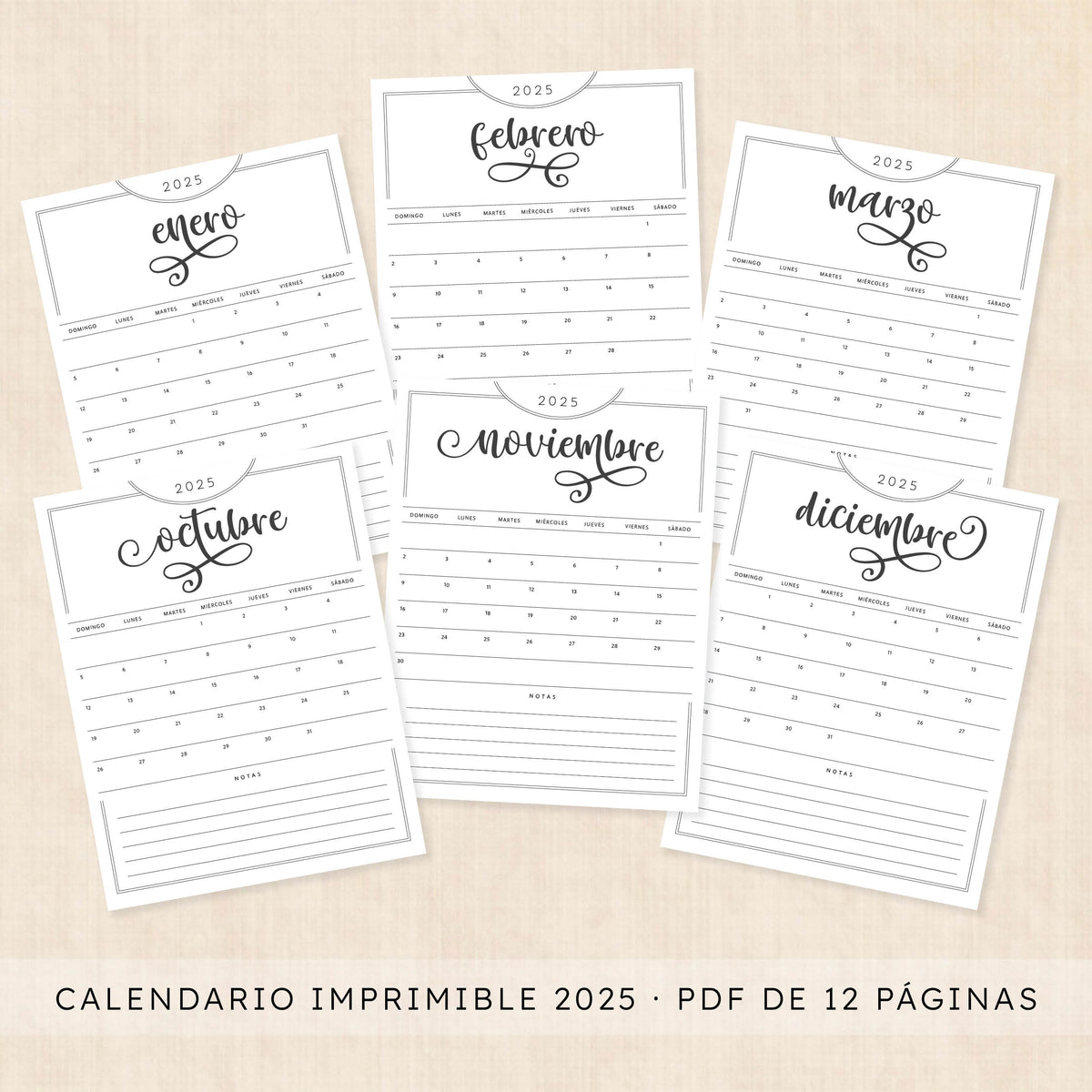 Calendario 2025