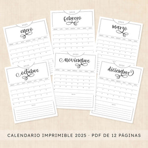 Calendario 2025