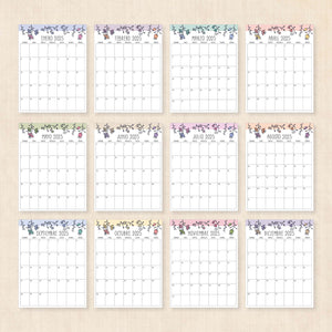 Calendario 2025 para imprimir