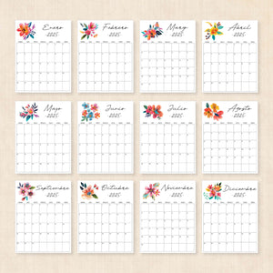 Calendario 2025 para imprimir