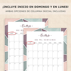 Calendario 2025