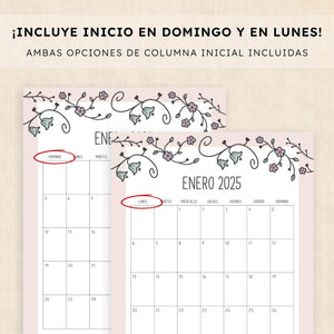 Calendario 2025