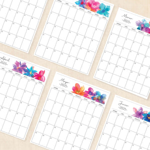 Calendario 2025 para imprimir