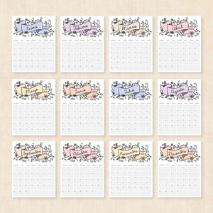 Calendario 2025 para imprimir