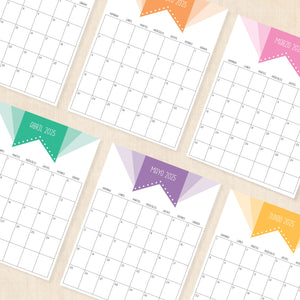 Calendario 2025 para imprimir