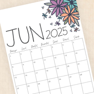 Calendario 2025 para imprimir