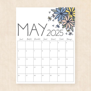 Calendario 2025 para imprimir