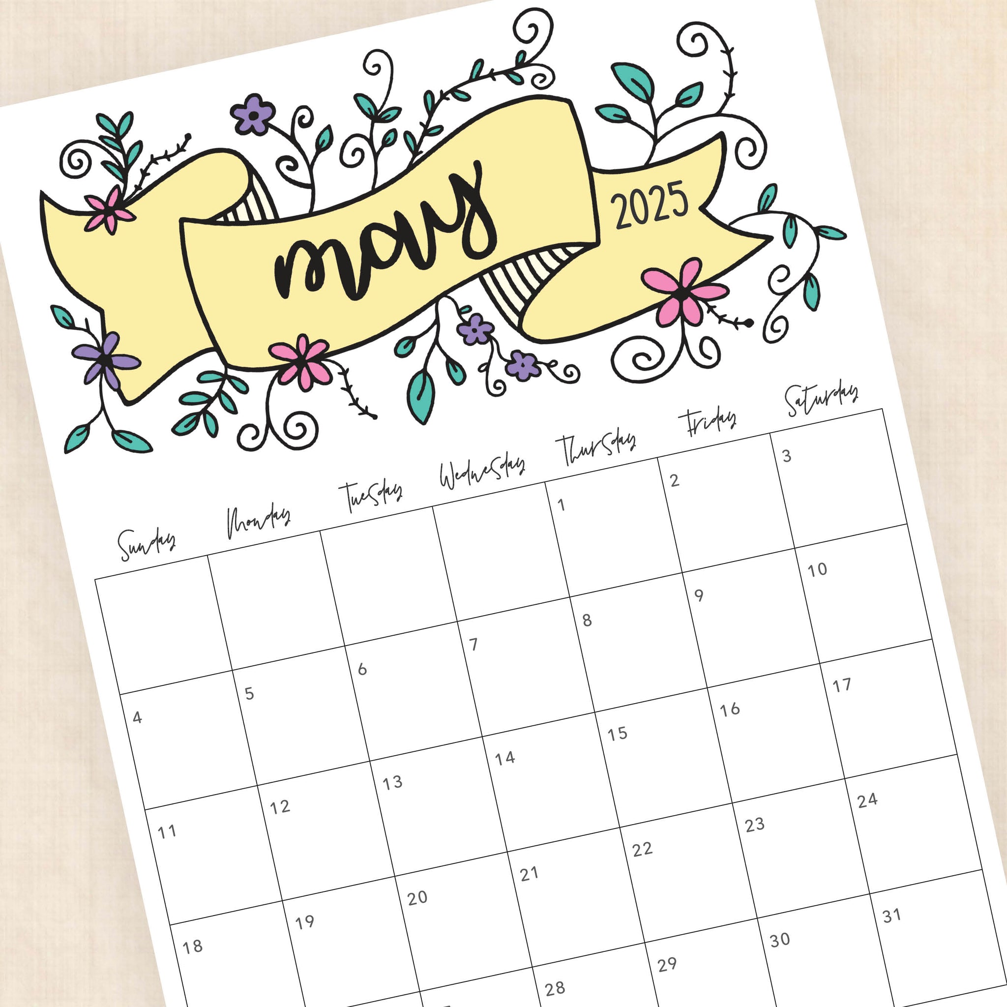 Printable 2025 Calendar