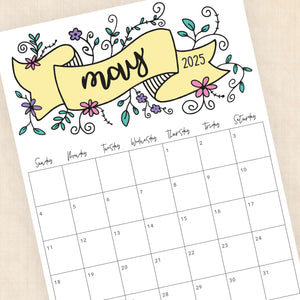 Printable 2025 Calendar
