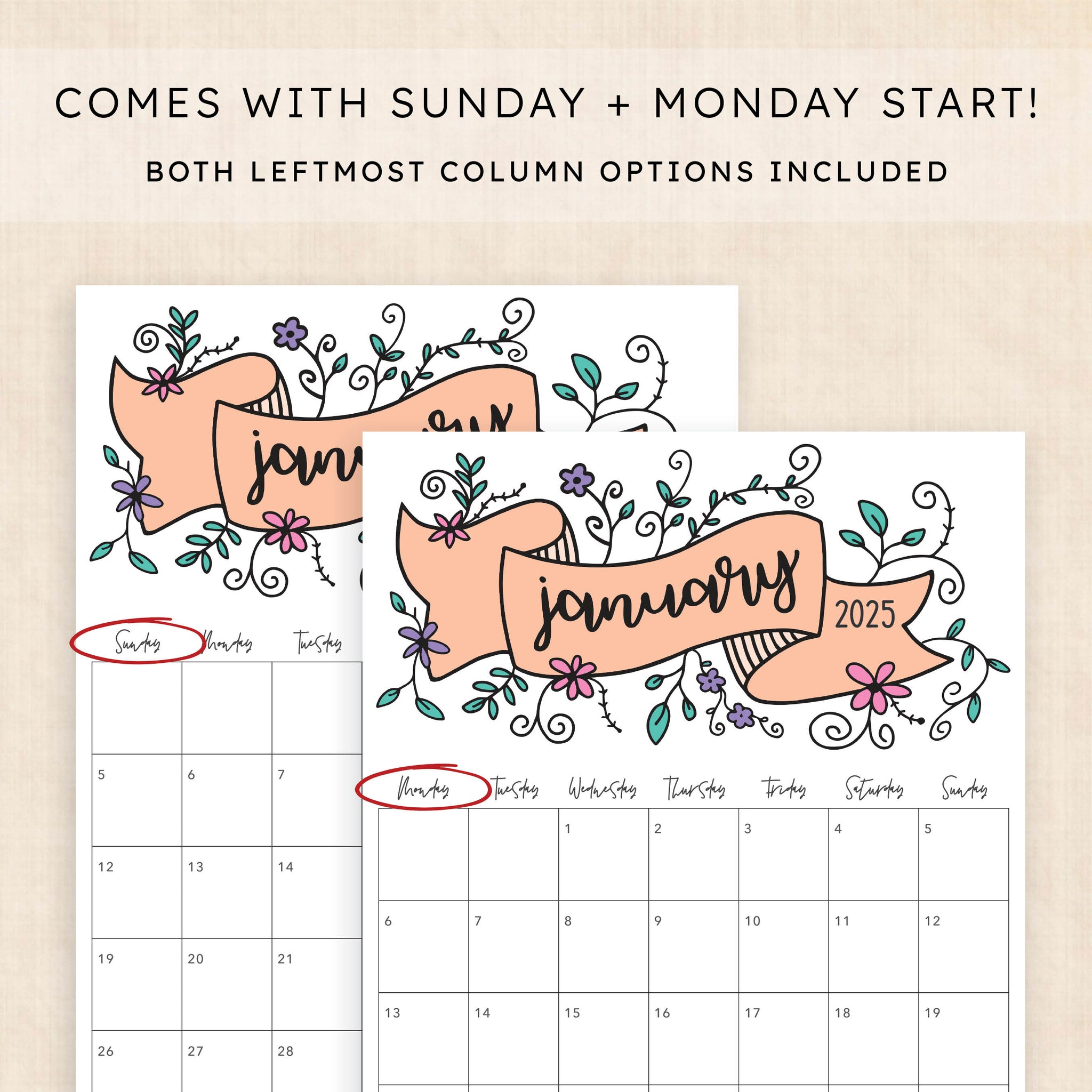 Printable 2025 Calendar