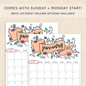 Printable 2025 Calendar