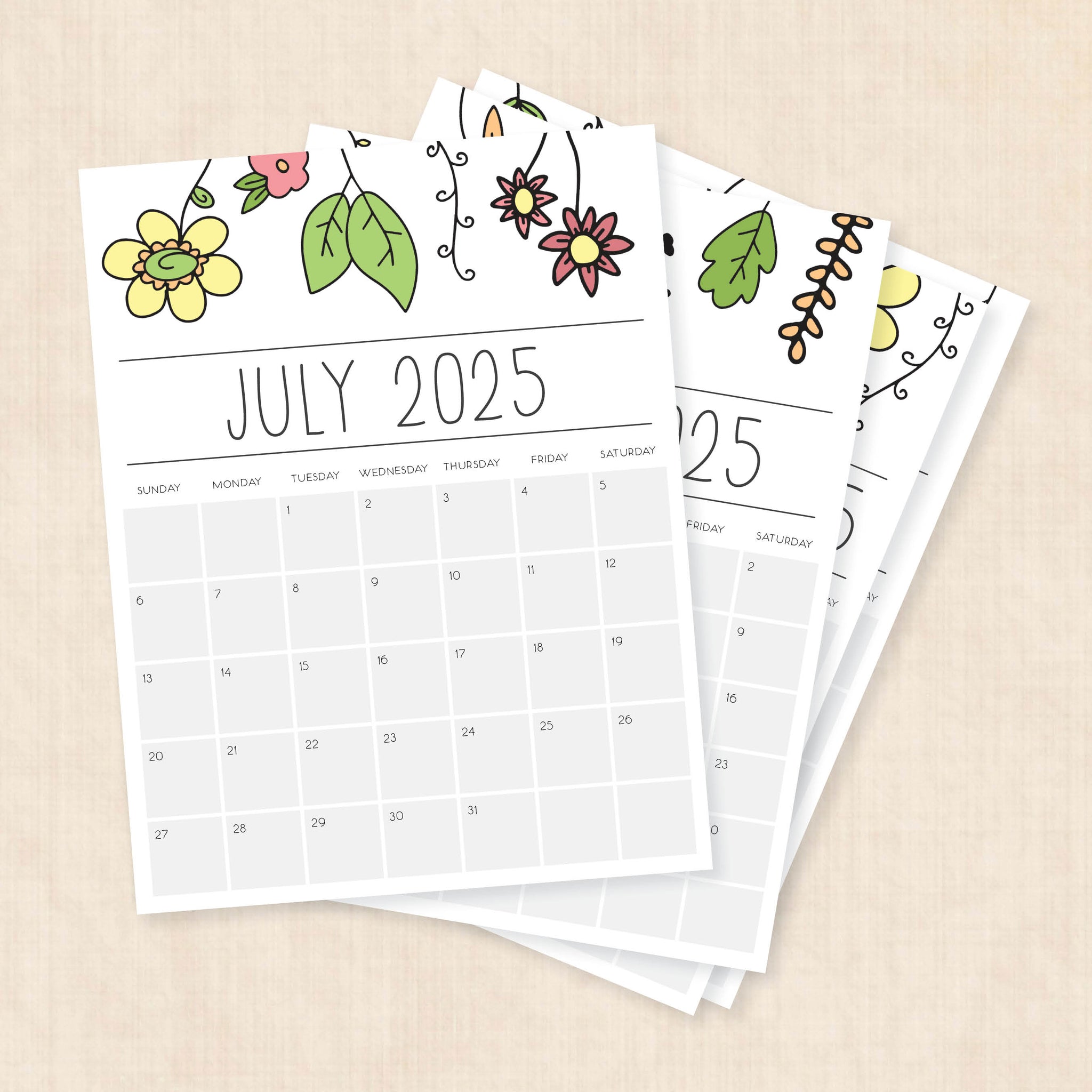 Printable 2025 Calendar