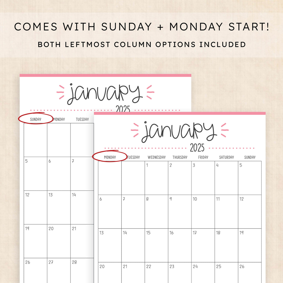 Printable 2025 Calendar