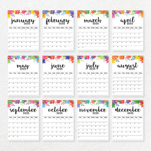 Printable 2025 Calendar