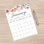 Load image into Gallery viewer, 2025 Calendar Printable
