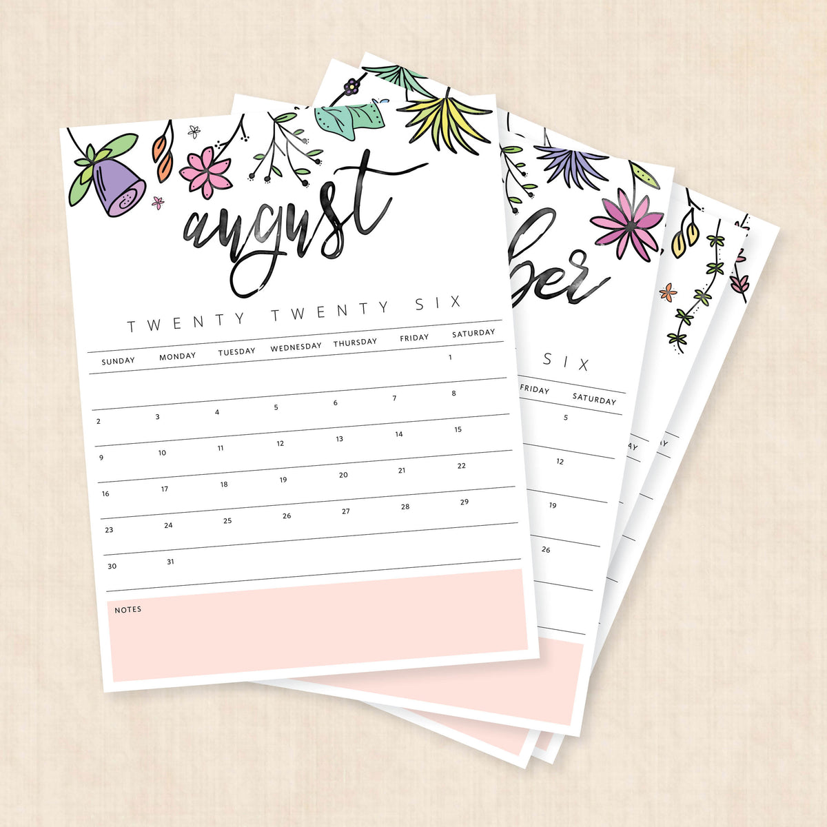 Printable 2026 Calendar