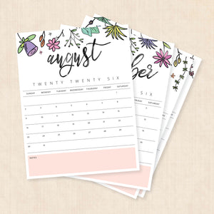 Printable 2026 Calendar