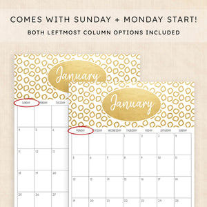 2026 Calendar