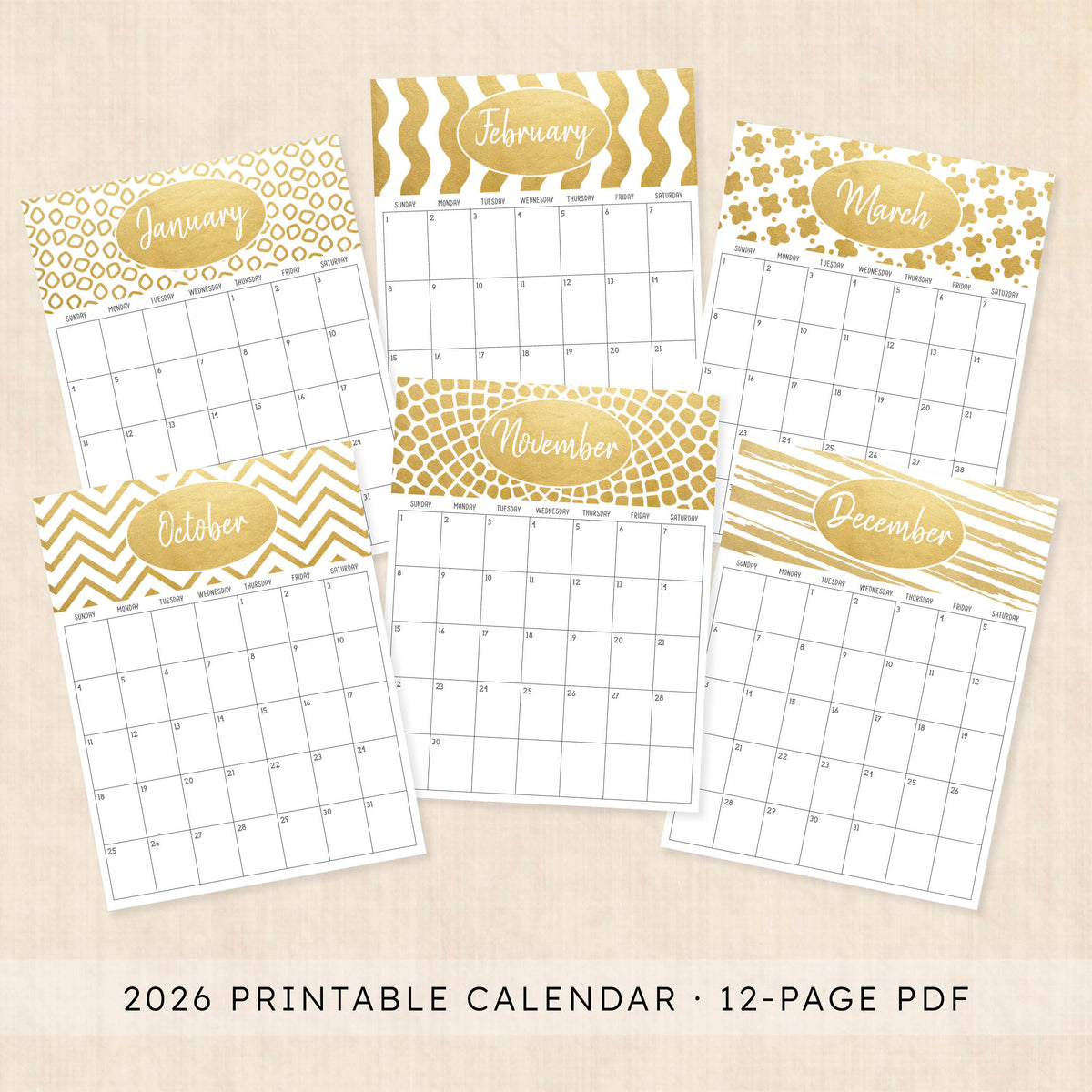2026 Calendar