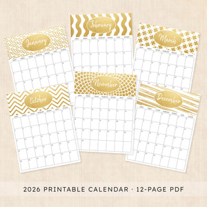 2026 Calendar