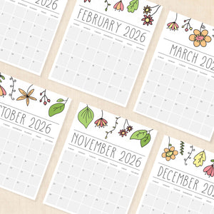 printable 2026 Calendar
