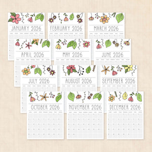 printable 2026 Calendar