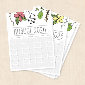 printable 2026 Calendar