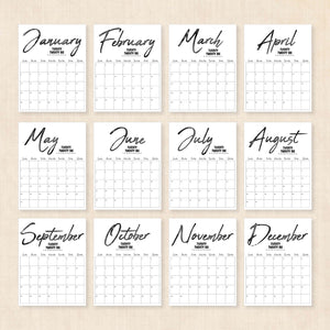 printable 2026 Calendar