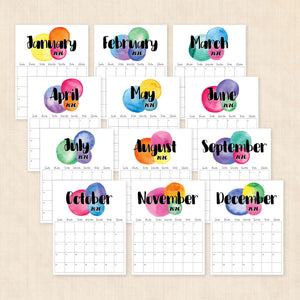 printable 2026 calendar