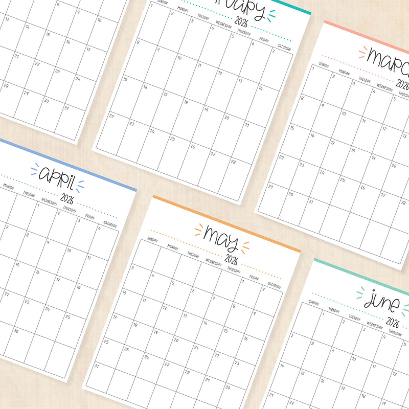 2026 Calendar