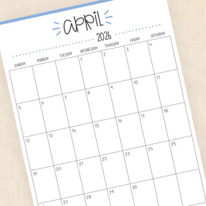 2026 Calendar