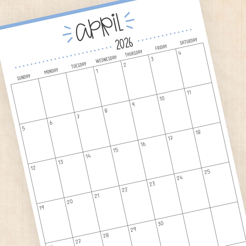 2026 Calendar