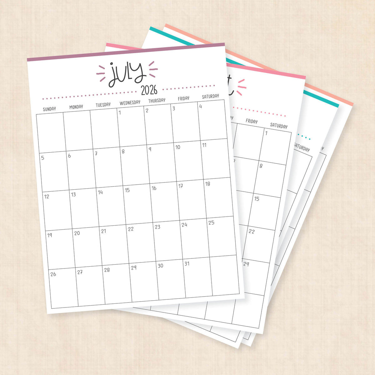 2026 Calendar