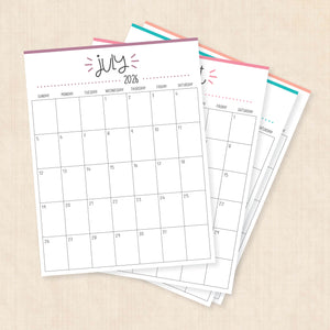 2026 Calendar