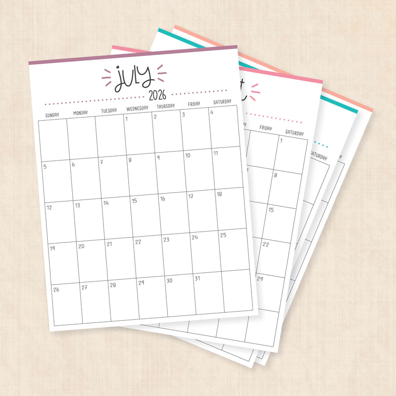 2026 Calendar